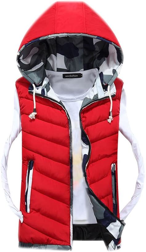 designer hooded gilets for men